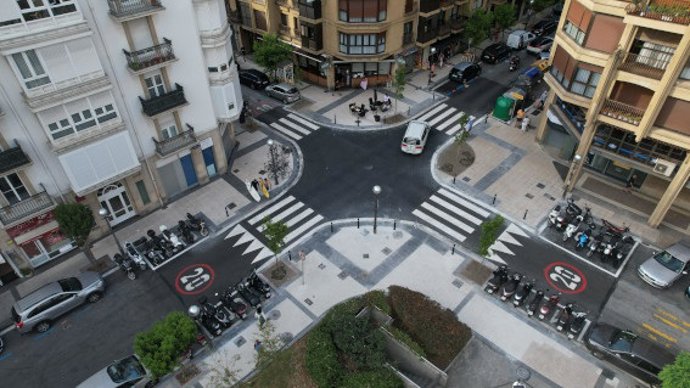 Esnaola eta Bermingham arteko bidegurutze berria Donostian