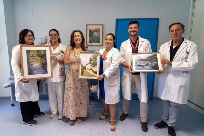 Entrega de las acuarelas