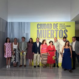 Inauguración de la exposición ‘Ciudad de Muertos', en el Museo de Almería.