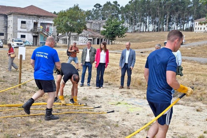 Bomberos neerlandeses en Galicia