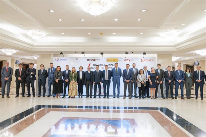 Representantes empresariales y de instituciones de España y Uruguay.