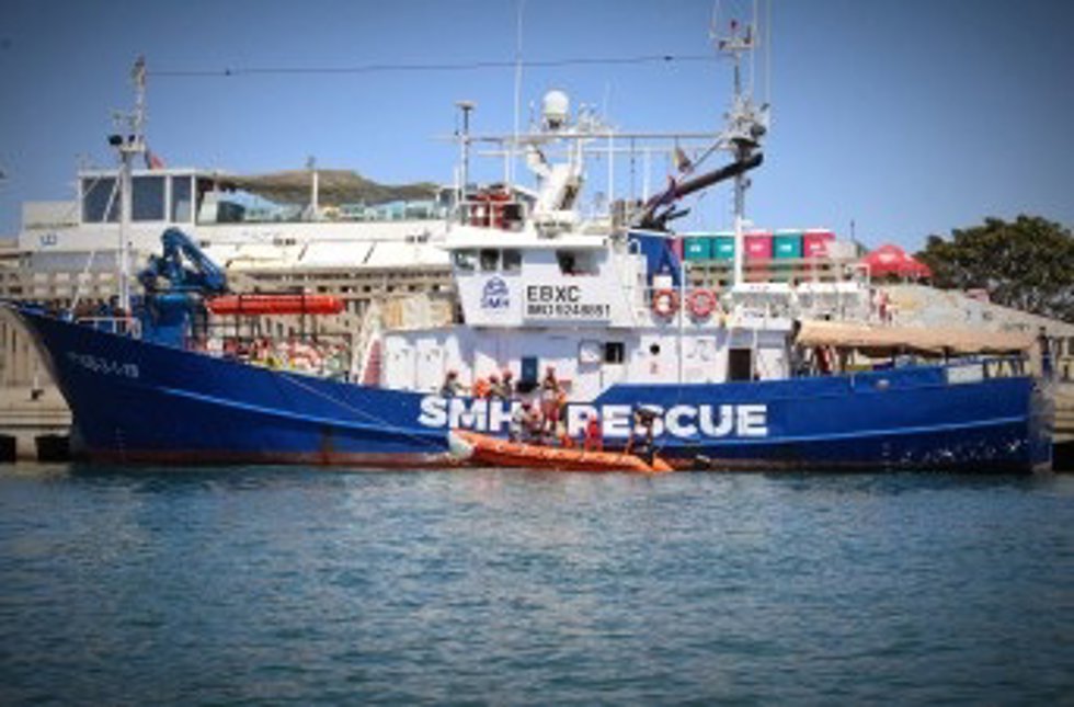 Barco de rescate marítimo 'Aita Mari'