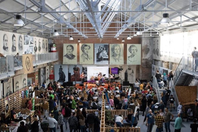 Una edición anterio r del Reguerada Fest de Candás.