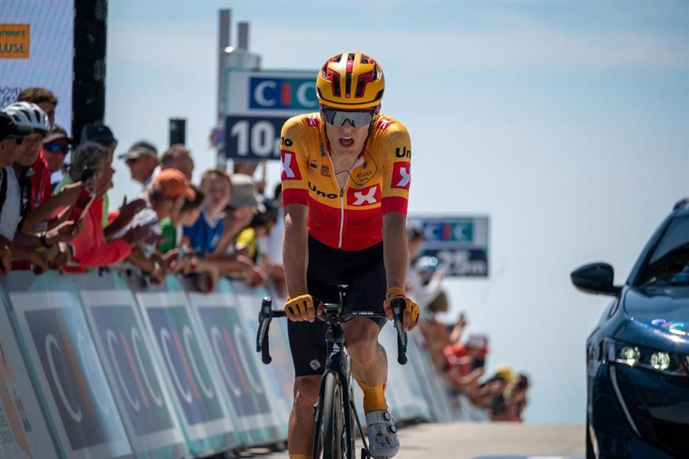 Archivo - JOHANNESSEN Tobias Halland from the Uno-X Pro Cycling Team during the Men's Mont Ventoux Challenge 2022, UCI Europe Tour event, Vaison-la-Romaine - Mont Ventoux (154 Km) on June 14, 2022 in Vaison-la-Romaine, France - Photo Florian Frison / DP