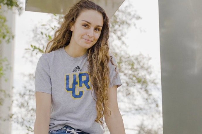 Esther Matarranz, durante su etapa en UC Riverside.