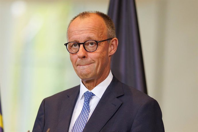 El canciller alemán, Friedrich Merz