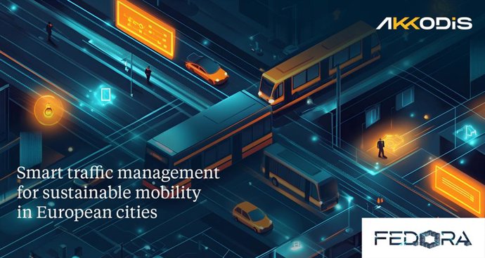 Traffic management in the EU project FEDORA. Image credit: Akkodis