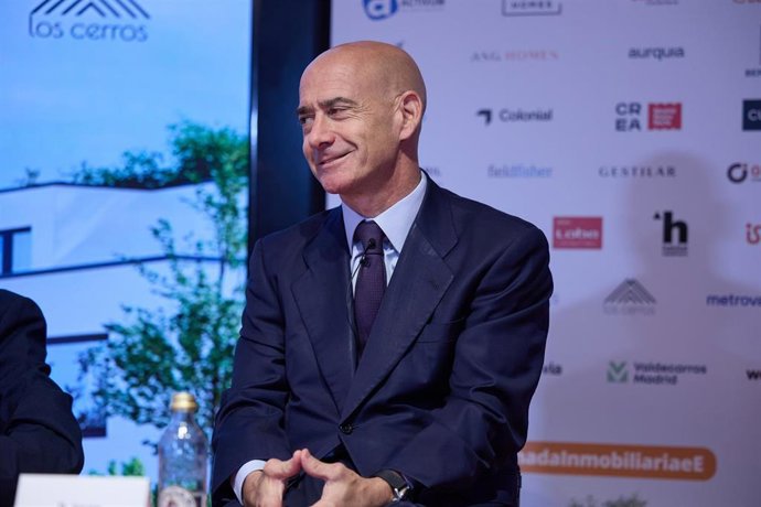 Archivo - El consejero delegado de Metrovacesa, Jorge Pérez de Leza, durante la IV Gran Jornada Inmobiliaria, en el hotel Rosewood Villa Magna, en Madrid (España)
