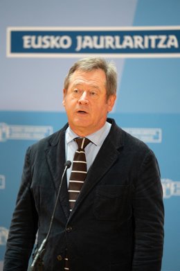 Archivo - El consejero de Seguridad, Bingen Zupiria, en la sede de la Ertzaintza, a 14 de marzo de 2025, en Erandio, Vizcaya, País Vasco (España). 