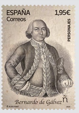 Correos emite un sello dedicado al estadista malagueño Bernardo de Gálvez