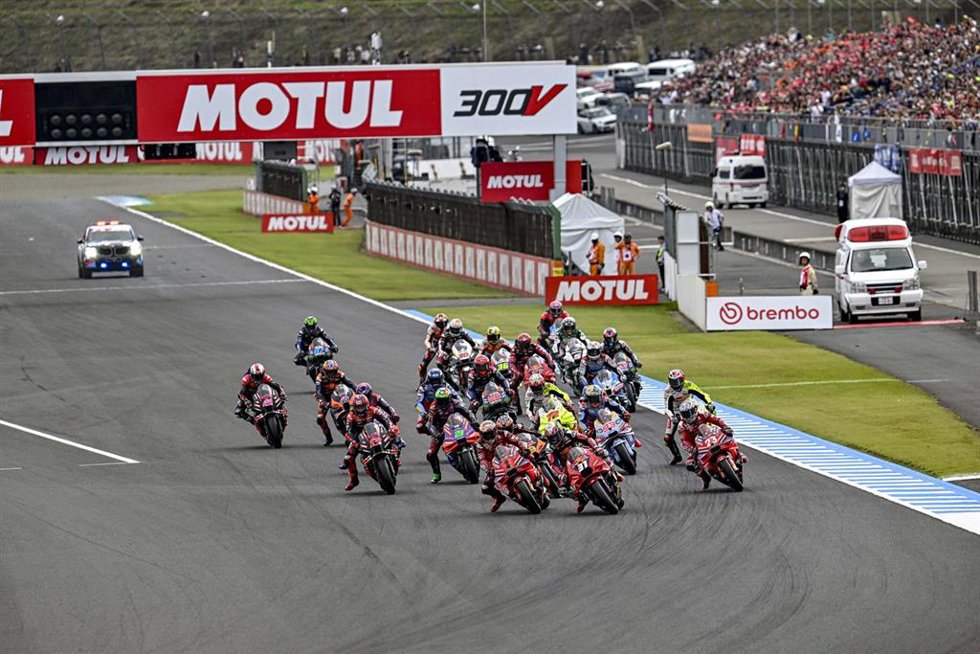 Archivo - Carrera de MotoGP en el GP Japón 2024