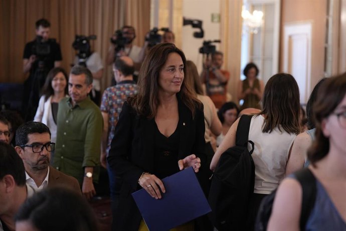 Archivo - La consellera de Educación y Formación Profesional de la Generalitat de Cataluña, Esther Niubó, en una imagen de archivo.