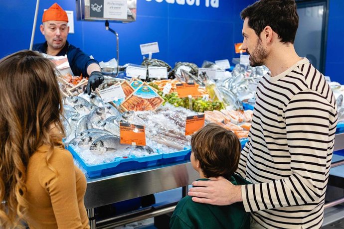 Pescadería de supermercados Dia
