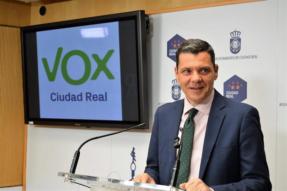 Archivo - Concejal de Vox, Luis Blázquez
