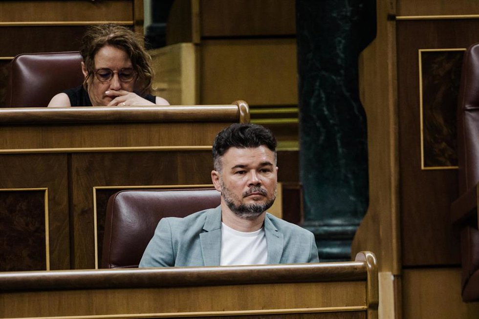 Archivo - El diputado de ERC, Gabriel Rufián.