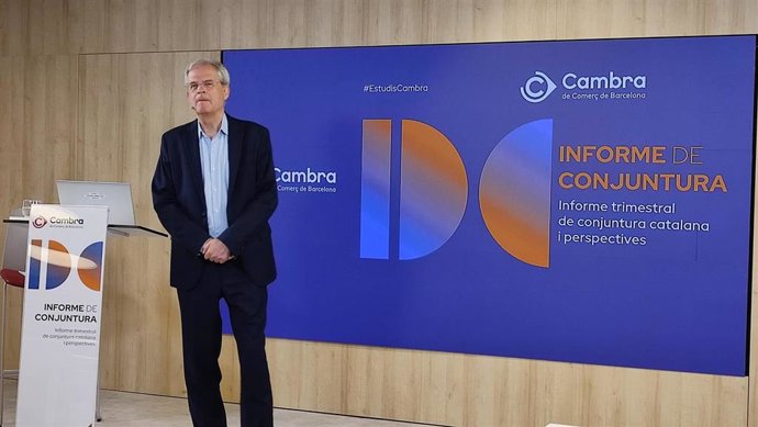 El jefe del Gabinete de Estudios Económicos de la Cámara de Barcelona, Joan Ramon Rovira