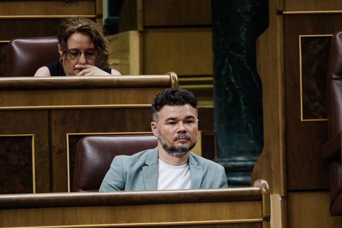 Archivo - Arxiu - El diputat d'ERC, Gabriel Rufián.