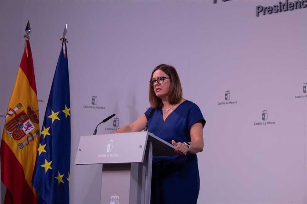 La consejera portavoz Esther Padilla