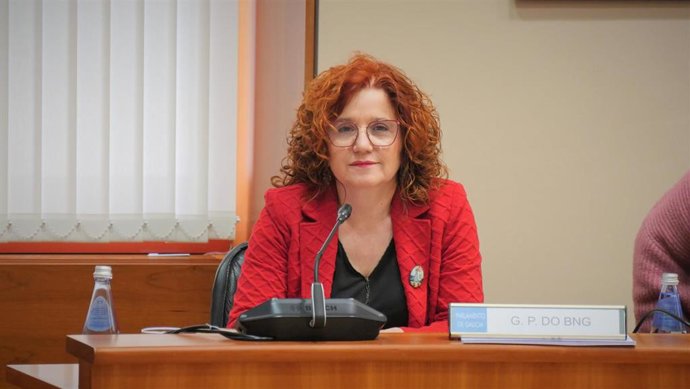 Archivo - La diputada del BNG Montse Prado.