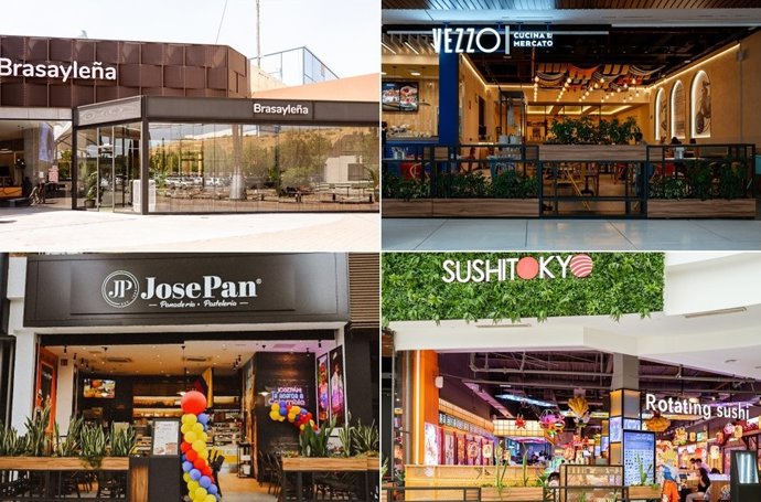 Los restaurantes Vezzo, Sushi Tokyo, JosePan y Brasa y Leña han abierto sus puertas en intu Xanadú