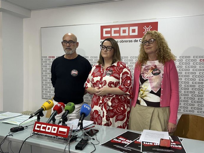 Rueda de prensa de CCOO.