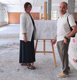 Bilboko Udaleko ordezkariak obretara egindako bisitan