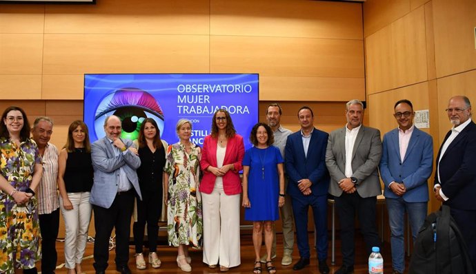 Sara Simón, consejera de Igualdad, en la jornada 'Brecha salarial y corresponsabilidad'