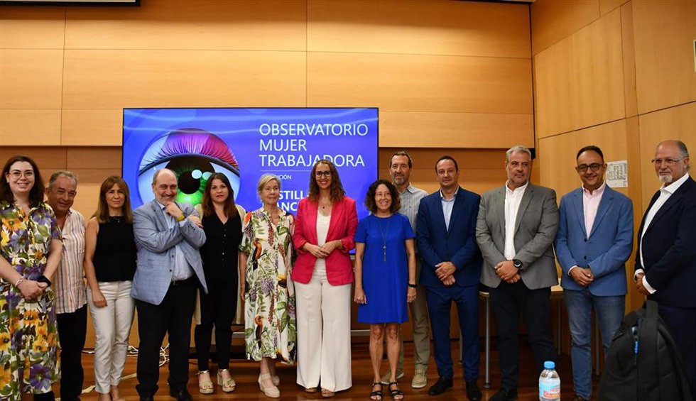 Sara Simón, consejera de Igualdad, en la jornada 'Brecha salarial y corresponsabilidad'