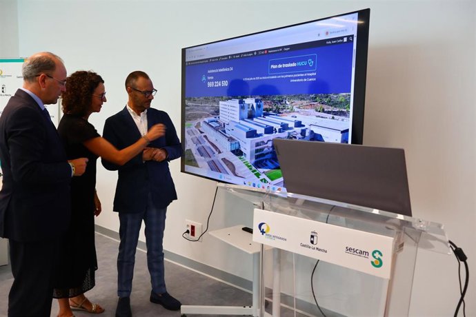 Presentación de la página web de la Gerencia del Área Integrada de Cuenca