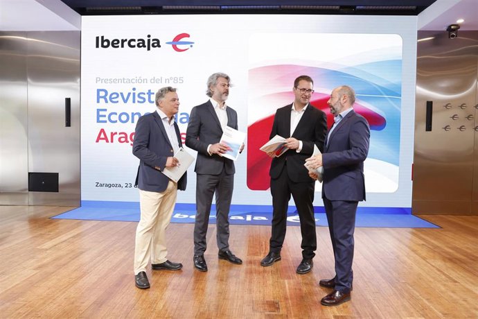 Presentación del número 85 de la Revista Economía Aragonesa, editada por Ibercaja, en el Espacio Xplora.