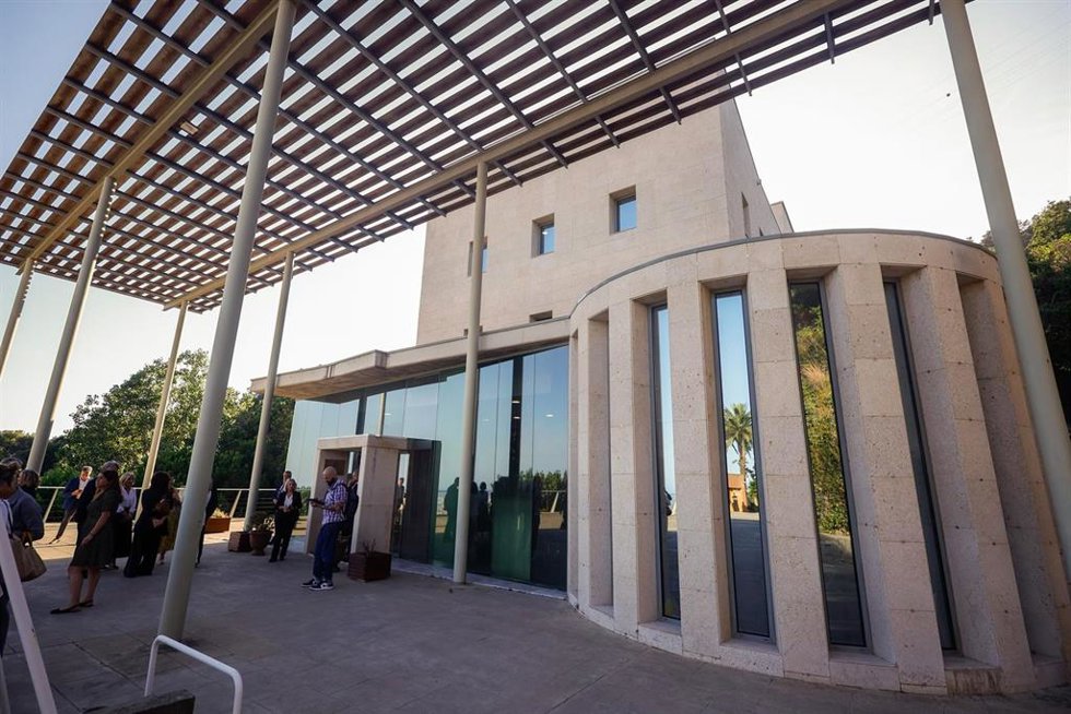 Fachada de la Escola Judicial, a 21 de julio de 2025, en Barcelona, Catalunya (España). Illa ha visitado las instalaciones y dependencias de la Escola Judicial para después firmar el protocolo para garantizar la continuidad de la escuela en Barcelona.