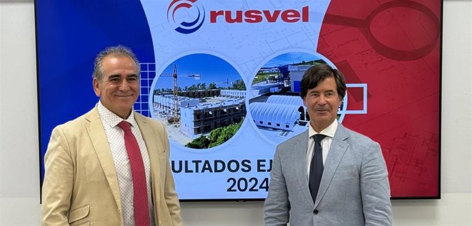 José Luis del Río, director general de Rusvel, y Miguel Rus, presidente de Rusvel