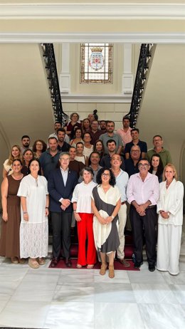 Reunión de la delegada territorial de Turismo para informar de las ayudas al patrimonio turístico-cultural.