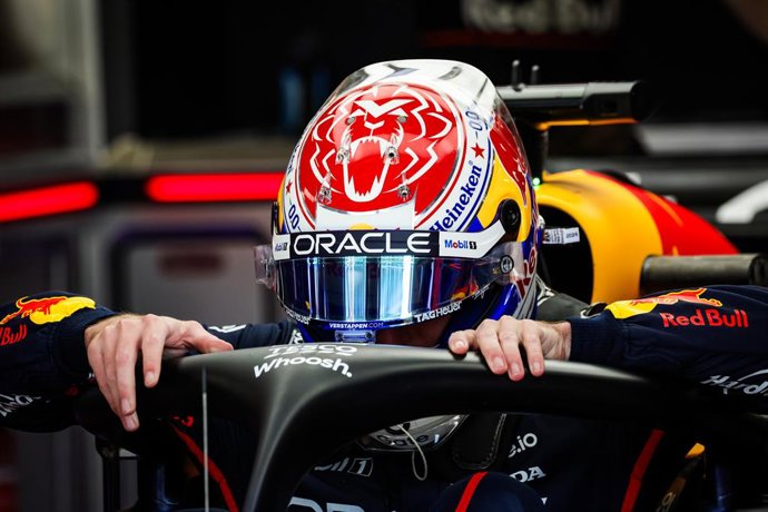 VERSTAPPEN Max (ned), Red Bull Racing RB21, portrait during the Formula 1 Qatar Airways British Grand Prix 2025, 12th round of the 2025 FIA Formula One World Championship from July 4 to 6, 2025 on the Silverstone Circuit, in Silverstone, United Kingdom - 