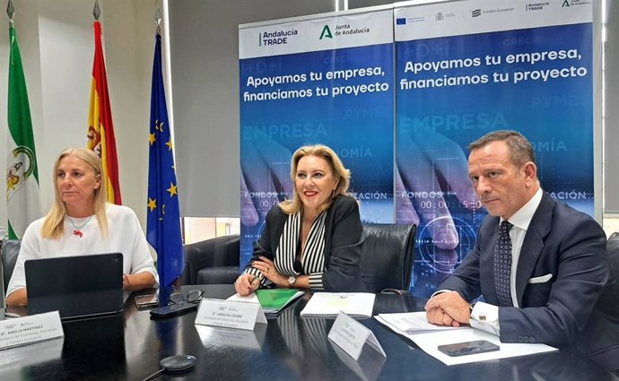 Consejo rector de Andalucía Trade, presidido por Carolina España.