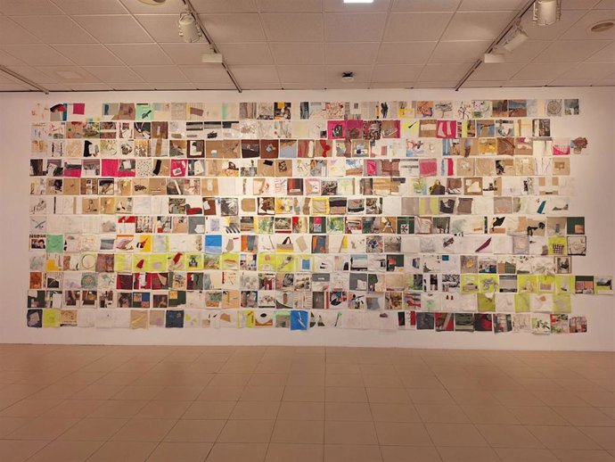 Una de las obras de la exposición ‘Ikigai’, de la artista leonesa Cristina Ibáñez.