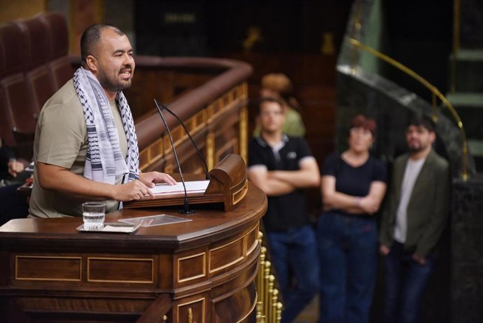 Archivo - El diputado de Sumar Nahuel González.