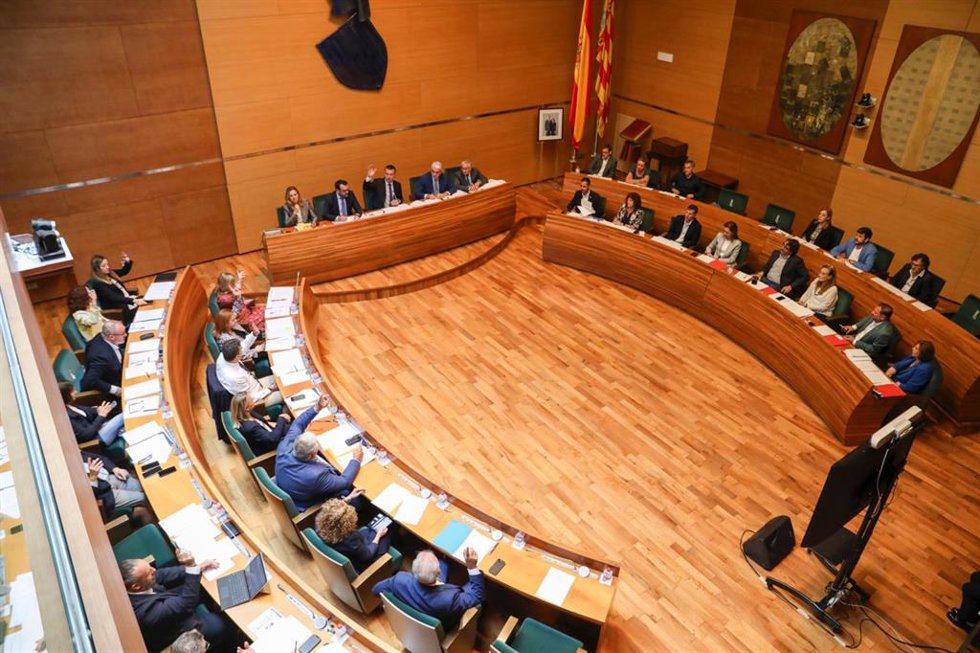 Archivo - Pleno Diputació Valncia en imagen de archivo.