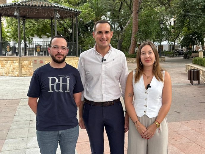 El secretario general del PSOE de Jaén, Juan Latorre, en Quesada