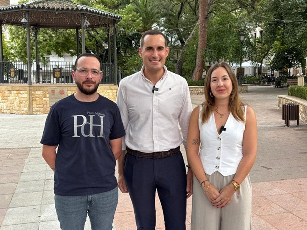 El secretario general del PSOE de Jaén, Juan Latorre, en Quesada