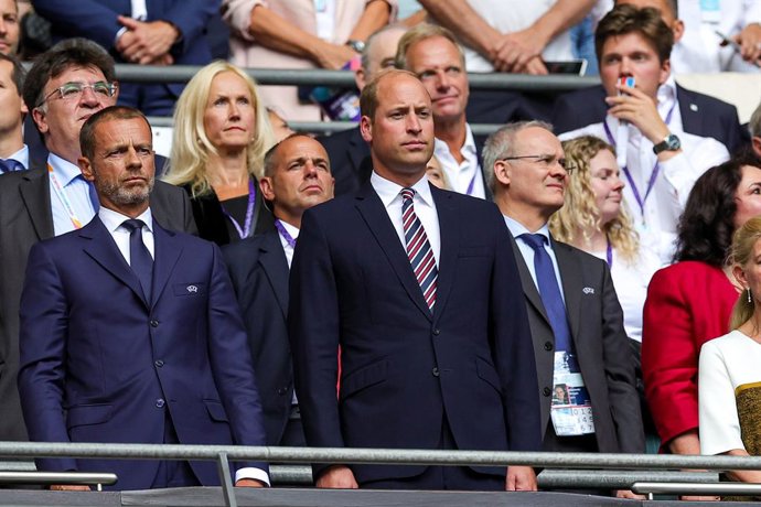 Archivo - Prince William during the UEFA Women's Euro 2022, Final football match between England and Germany on July 31, 2022 at Wembley Stadium in London, England - Photo Nigel Keene / ProSportsImages / DPPI