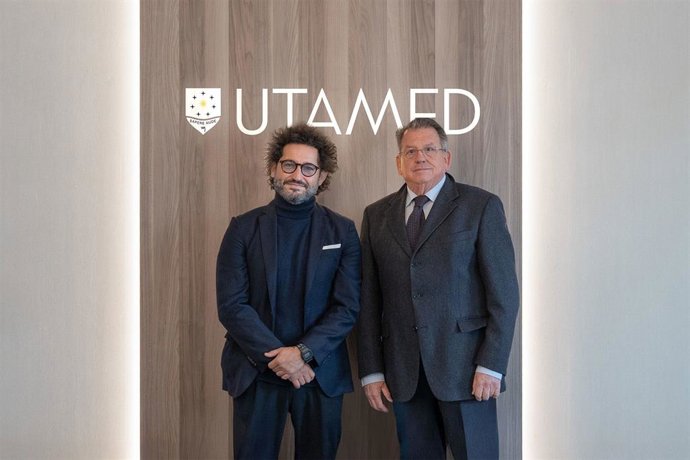 Paco Ávila y Juan de Dios Jiménez, Presidente y Rector de UTAMED