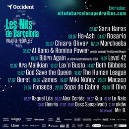 Cartel del festival Les Nits de Barcelona