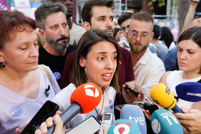 Eurodiputada de Podemos Irene Montero
