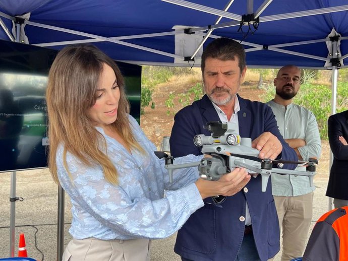 Fulgencio Perona y Rebeca Pérez presentan el nuevo DJI Matrice 4T
