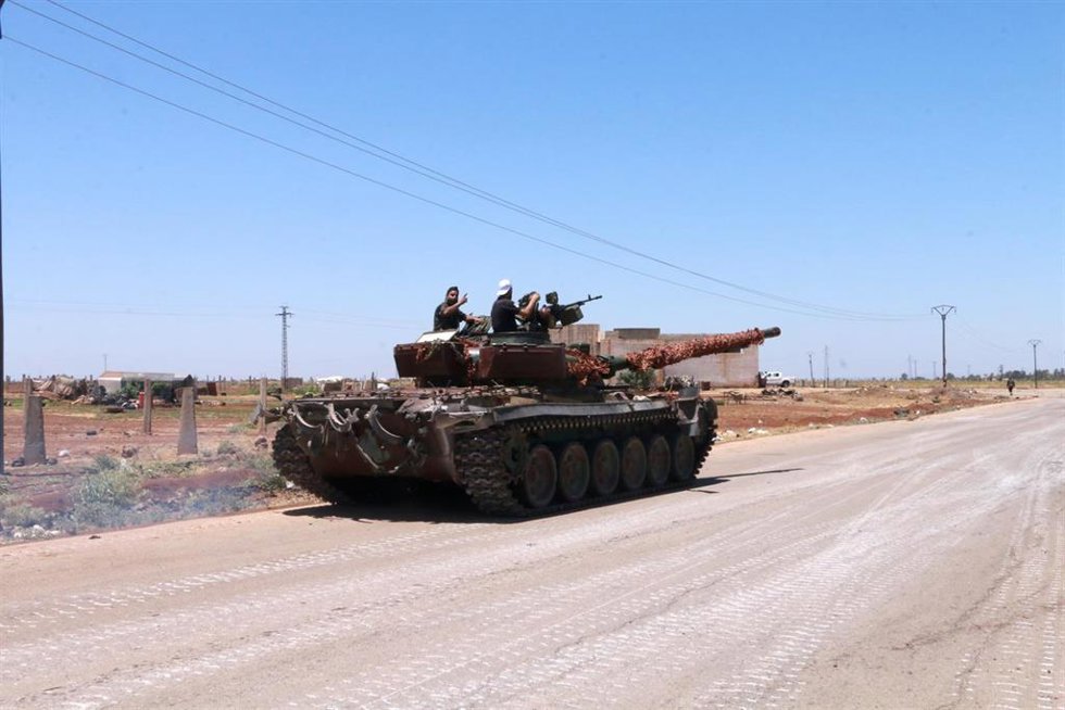 Despliege de las fuerzas de seguridad de Siria en la provincia de Sueida
