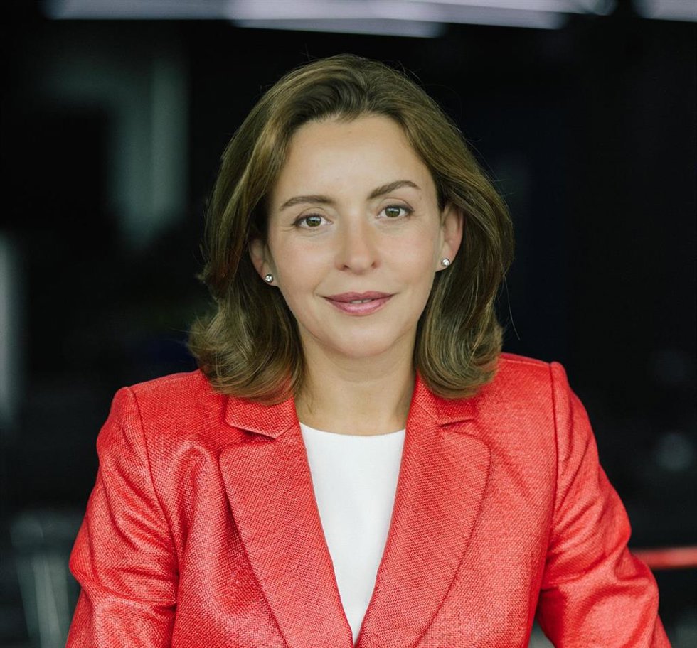 Archivo - La próxima directora financiera de British Telecom, Patricia Cobián