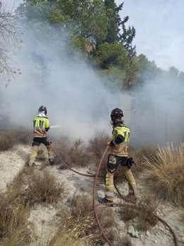 Fotografía facilitada por bomberos del Consorcio