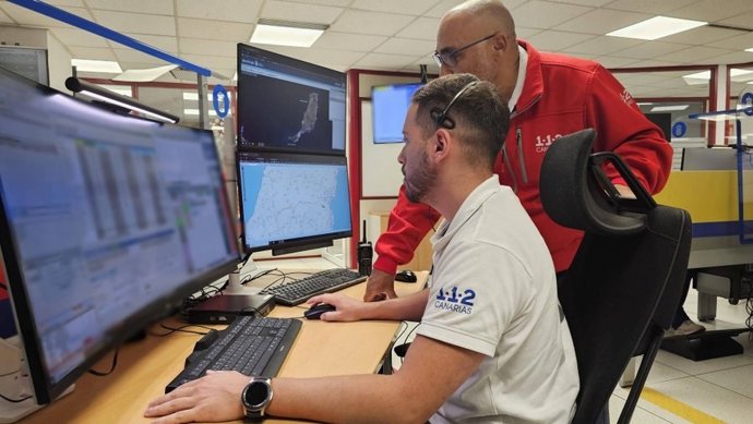 Sala operativa del 112 Canarias