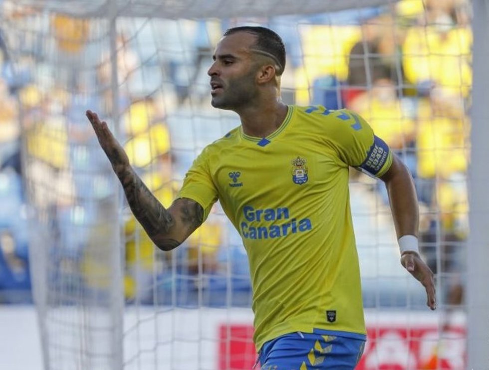 Archivo - El delantero español Jesé Rodríguez celebrando un gol con Las Palmas.